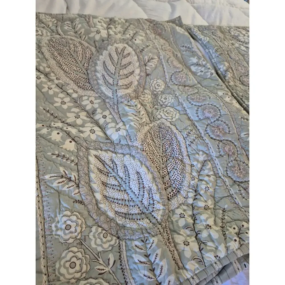 💥 Restoration Hardware Quilted Set 2 Shams Jardin